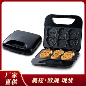 Cartoon Cookie Maker 750W Double-Sided Heating Non-Stick <b>Pancake</b> <b>Machine</b> For Home Use - Product Image 4