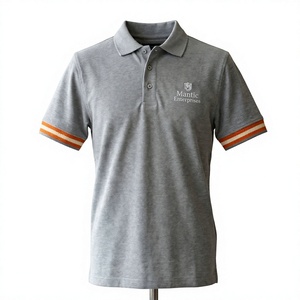 เสื้อถักคุณภาพสูงสั่งทำขายส่ง พิมพ์โลโก้ตามแบบ ระบายอากาศ แห้งเร็ว ทรงเข้ารูปสำหรับผู้ชาย - Product Image 1