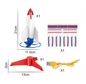 Toyhome gros bas prix électrique mousse fusée sûr et drôle volant fusée jouets enfant en plein air jeu fusée jouets pour enfants - Product Image 3