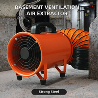 Ventilateur axial électrique à grand volume d'air pour l'élevage bovin, avec roulement à billes, personnalisation OEM/ODM, puissance 1,1 kW, RAL