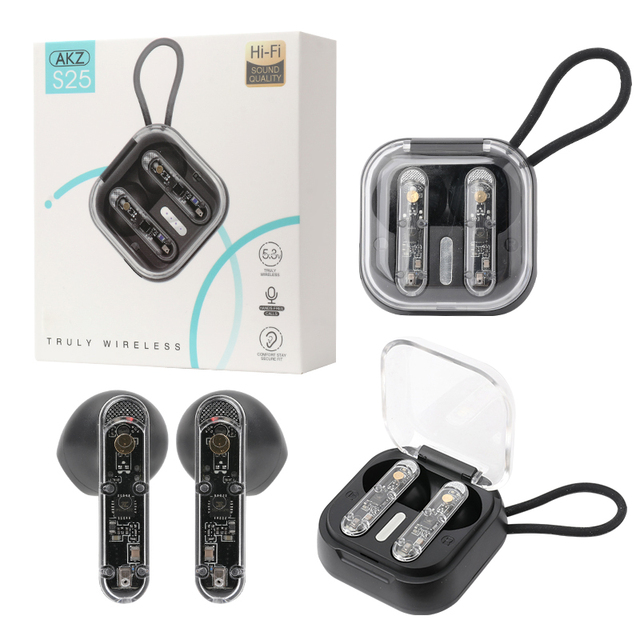 Wholesales Somostel   AKZ-S25 BT5.3 Wireless Stereo Earphone In-ear Touch Contral Earbuds Headphone for Music
