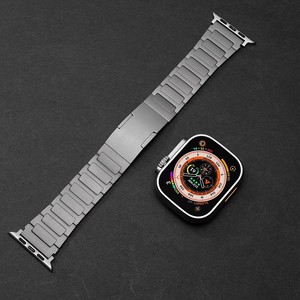 CM <span class=keywords><strong>Bracelet</strong></span> en acier inoxydable léger en alliage de titane avec nouvelle boucle pour <span class=keywords><strong>Apple</strong></span> <span class=keywords><strong>Watch</strong></span> - Product Image 1