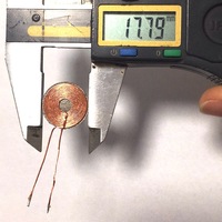 Bobine de réception à induction pour charge sans fil avec matériau absorbant de blindage ultra-fin, fabricant d'inducteurs d'origine