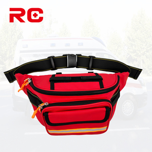 Sac banane portable en nylon pour premiers secours avec plusieurs poches pour les ambulanciers et l'utilisation en extérieur - Product Image 1