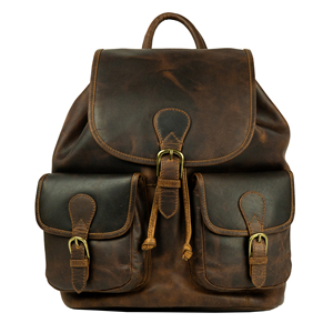 Direct Factory Supply Luxury Leather <b>Backpack</b> for Business Travel Office Use Durable Design With Multiple Storage Pockets - Product Image 4