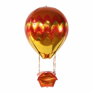 4D grands ballons à Air chaud <span class=keywords><strong>en</strong></span> feuille d'aluminium pour <span class=keywords><strong>voyage</strong></span>, remise de diplôme, aventure, thème Baby Shower, anniversaire, mariage, fournitures de décoration - Product Image 4