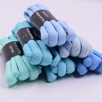 Lacets de chaussures de sport ovales personnalisés 9 mm Lacets de chaussures en polyester colorés pour baskets
