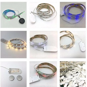 2032 boîtier de batterie avec patch artisanal basse tension Flex Toy lumière <span class=keywords><strong>LED</strong></span> lumière cachée auto-adhésive 2835 <span class=keywords><strong>bande</strong></span> lumineuse - Product Image 2