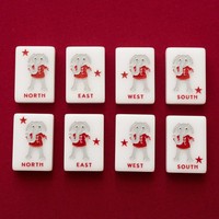 Nouvelles Tuiles de Mahjong Élégantes à Base Blanche, Motif Floral Simple et Traditionnel en Bambou, Jeu de Table pour Amis, Loisirs et Divertissement