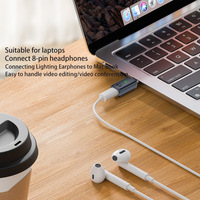 Adaptateur USB-C vers prise casque, convertisseur mâle Type-C pour écouteurs filaires 8 broches - Catégorie de produit : Adaptateurs et connecteurs