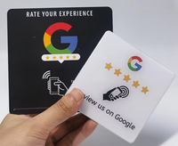 Individuell Bedruckte Yelp-Bewertungs-Epoxy-NFC-Smartcard, PVC-Epoxy-Tag mit NTAG215-Chip