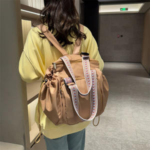 Gran capacidad 2025 mamá bolsa portátil moda padre-hijo <span class=keywords><strong>mochila</strong></span> coche <span class=keywords><strong>cuna</strong></span> maternidad cesta de la compra perezoso viaje - Product Image 6