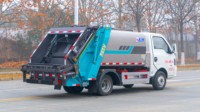 Camion à ordures compacteur hydraulique à transmission manuelle de 5 mètres cubes, électrique, nouvelle énergie, 42 Dongfeng