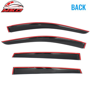 Convient pour Subaru Crosstrek 24-26 et pour Impreza, déflecteurs de fenêtre en acrylique fumé, 4 pièces - Product Image 5