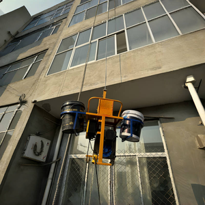 Keranjang gantung baja industri <span class=keywords><strong>Platform</strong></span> kerja listrik 22V satu orang, alat konstruksi dinding eksternal ketinggian tinggi - Product Image 2