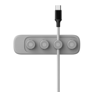Wholesale Silicone Magnetic Cable Organizer <b>Holder</b> Desktop Charging Cord Clip for USB Data <b>Headphone</b> Cables - Product Image 2