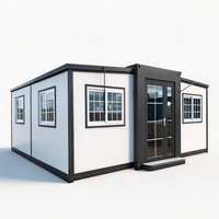 Maison préfabriquée extensible en conteneur écologique de 20 pieds ou 40 pieds, design de maison en conteneur, villa préfabriquée, maison portable