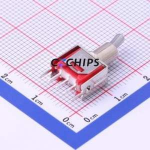 2MS1T2B2VS2QES Toggle Switch Through hole Component (THT) Switch Single Pole Double Throw 300000 3A 120V - Product Image 2