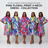 Vente en gros à bas prix – Nouvelle collection 2026 : Robe imprimée africaine grande taille pour femme, idéale pour le bureau