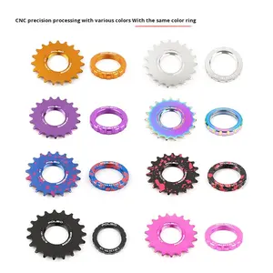 Vélo à <span class=keywords><strong>pignon</strong></span> fixe en alliage d'aluminium, moyeu de vélo de piste, <span class=keywords><strong>pignon</strong></span> 13/14/15/16/17/18T, accessoires - Product Image 3