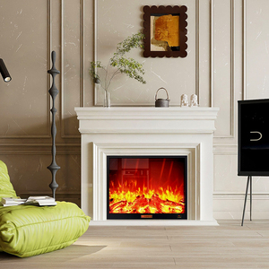 Caminetto Elettrico da Parete con Effetto Fiamma e Legna, per Arredamento Interno, Fornitura Diretta dalla Fabbrica - Product Image 6