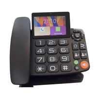 Teléfono Inalámbrico Fijo MaxComm MW-79 4G LTE GSM con Doble SIM y Batería