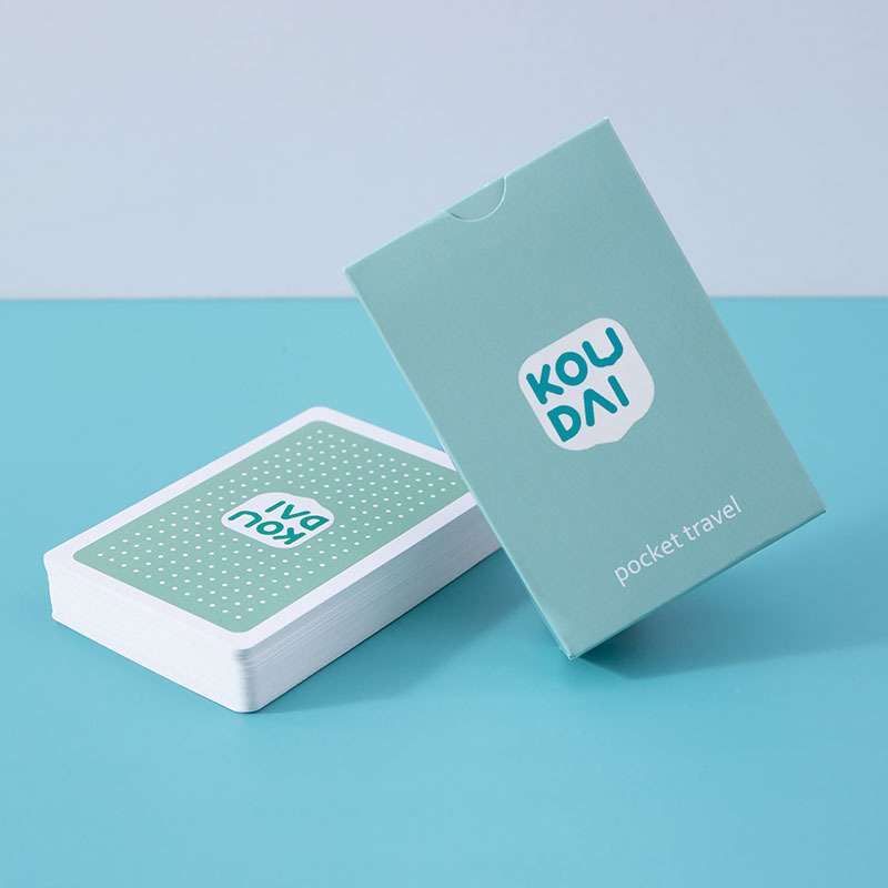 Карманная игральная карта для путешествий, развлекательная игра, карточка для покера на заказ