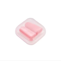 Boîte en plastique transparente carrée, pièces détachées, matériel de pêche, boîte de rangement pour bijoux, boîte pour bouchons d'oreilles