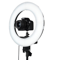 Lampu Ring Fill Light 18-Inci untuk Studio Video, Siaran Langsung, Konferensi Video - Pencahayaan Fotografi