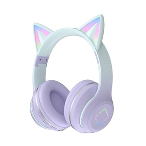 Girls Wireless <strong>Earphones</strong> Cat Ear Design for Kids for Online Classes DJ Use Live Streaming <strong>Cute</strong> <strong>Earphone</strong> Gift - Product Image 2