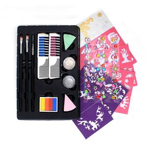 Kit di pittura per il viso per Halloween, sicuro e atossico, set completo di colori per bambini - Product Image 4