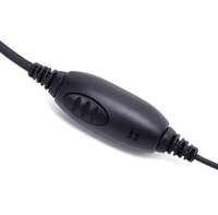 Baofeng Casque d'écoute filaire double bande avec micro PTT Microphone Baofeng UV9R Écouteurs étanches pour Baofeng 9700 A58