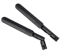 Antena de plástico 4G con conector SMA macho en ángulo recto