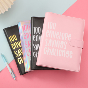 Nhà Máy Trực Tiếp A5 Biểu Tượng Tùy Chỉnh Ngân Sách Chất Kết Dính Loose-Leaf Hot Pocket Tập Tin Nộp Hồ Sơ Tiền Mặt Kế Hoạch Tổ Chức Tiền Tiết Kiệm Thách Thức - Product Image 2