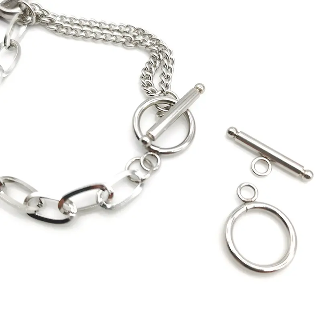 Stainless Steel OT Clasp Toggle Clasps for DIY Jewelry Connectors Bracelets Hooks Jewelry Making Findings Accessories