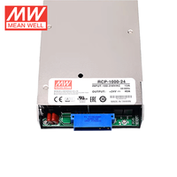 Alimentation à découpage Mean Well RCP-1000 Series 1000W avec boîtier en maille métallique, tensions de sortie simples 12V/24V/48V