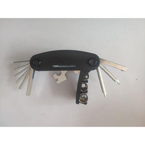 Custom Multi Functional Tool Set 16 In 1 Alloy Portable Folding <b>Wrench</b> For <b>Car</b> Repair Tire Patching - Product Image 2