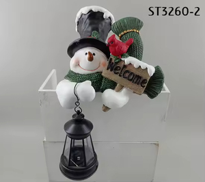 Ngoài trời đèn LED cho sân vườn cỏ không thấm nước <span class=keywords><strong>Snowman</strong></span>/Santa/Tuần Lộc giữ đèn năng lượng mặt trời giáng sinh nhựa thủ công mỹ nghệ - Product Image 4