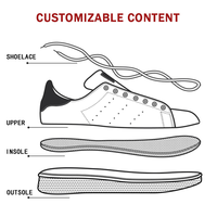 Chaussures décontractées de luxe personnalisées, baskets à plateforme épaisse, baskets classiques unisexes, baskets vintage de style basket-ball avec boîte à chaussures