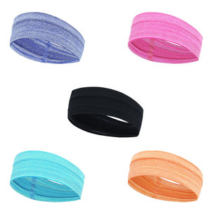 <b>Sports</b> <b>Headband</b> Running Sweatband Yoga Fitness Quick Drying Breathable Universal Size Solid Color Patchwork X52 - Product Image 1