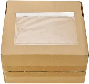 140*115Mm Clear Adhesive Top Laden Paklijst/Verzending Label Enveloppen Zakjes (100 Pack)