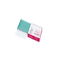 Biology Lab Disposable Frosted Transparent Pre-Cleaned 25.4x76.2mm Microscope Glass Slide One End Both Side OEM Customizable