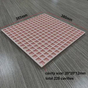 Stampo caramella facile da usare cavità 225 quadrata in Silicone Custom 1 pezzo stampi in Silicone per stampi per cioccolato utensili per torta accettabile