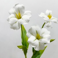 Fleurs artificielles, tulipes brunes en PU, accessoires photo de haute qualité, petit bouquet, fleurs décoratives pour la maison
