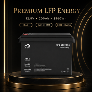 CFE-2560 PSE 12,8V 200Ah LiFePO4 LFP Batterie BMS IP65 3000 Zyklen für <span class=keywords><strong>Sunsynk</strong></span> Wechselrichter Solar Marine Solar Backup - Product Image 2