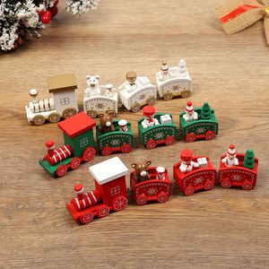 Nuevas Decoraciones de Tren Navideño de Madera Idea Perfecta de Regalo para Navidad - Product Image 6