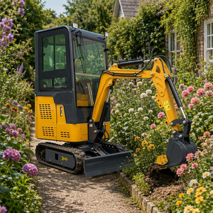 1,5-Tonnen-Minibagger mit Motor, kleiner Raupenbagger, 1650 mm Grabtiefe, <span class=keywords><strong>Bagger</strong></span> mit PLC und vollhydraulischem System für Garten und <span class=keywords><strong>Park</strong></span> - Product Image 3
