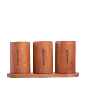 Porte-couverts en bois de qualité admirable, nouvelle arrivée, 3 pièces, 28 x 10 cm, pour table de restaurant - Product Image 1