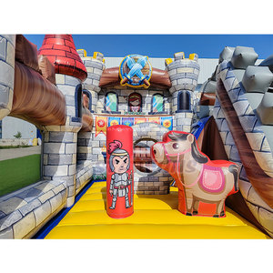Château gonflable de qualité commerciale, dinosaure, <span class=keywords><strong>dragon</strong></span>, château gonflable extérieur, combo avec toboggan pour enfants - Product Image 6