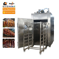 Haute efficacité électrique poulet fumée maison saucisse poisson fumer Machine entièrement automatique fumoir four